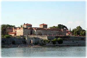 Die historische Festung Baba Wida in Vidin, Bulgarien. Blick auf die Feste Baba Wida.